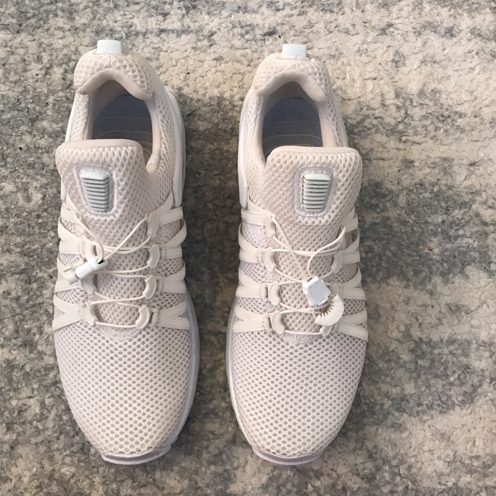 brand new white nikes
